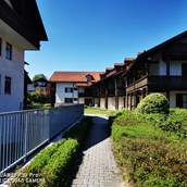 Monteurwohnung: Eingang zum Wohnungen - Aparthotel Zwiesel - Bayerischer Wald - Weber Nada