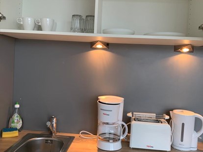 Monteurwohnung - Küche: eigene Küche - Apartmenthaus Düsseldorf