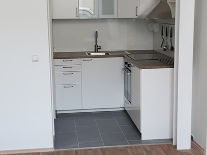 Monteurwohnung - Badezimmer: Gemeinschaftsbad - Region Schwaben - Küche Einzelzimmer 12 - DONAU HOME