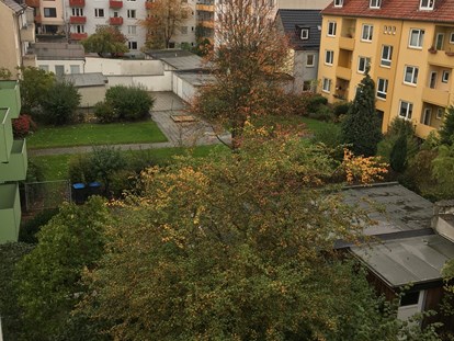 Monteurwohnung - Zimmertyp: Einzelzimmer - Deutschland - Blick vom Balkon ins ”Grüne ”  - Cityhome Bremerhaven