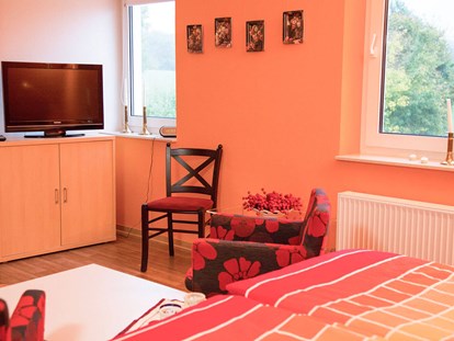 Monteurwohnung - Zimmertyp: Mehrbettzimmer - Niedersachsen - Wohn- & Schlafzimmer Studio - Apartment Haus am Grün