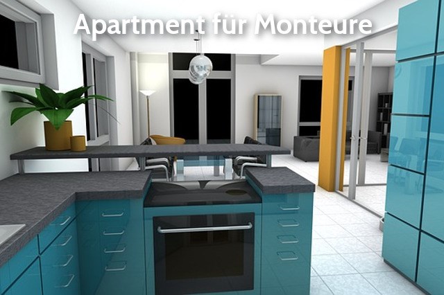Apartment für Monteure