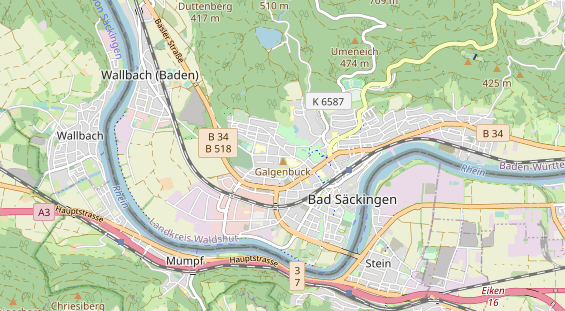 Monteurzimmer auf Karte