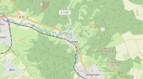 Monteurzimmer auf Karte