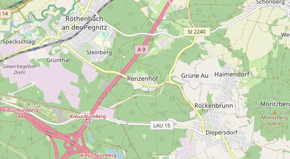 Monteurzimmer auf Karte