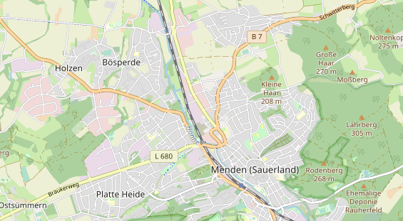 Monteurzimmer auf Karte