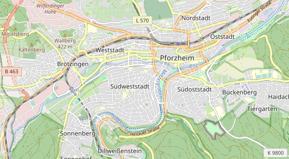 Monteurzimmer auf Karte