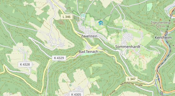 Monteurzimmer auf Karte