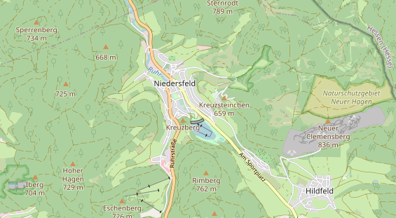 Monteurzimmer auf Karte