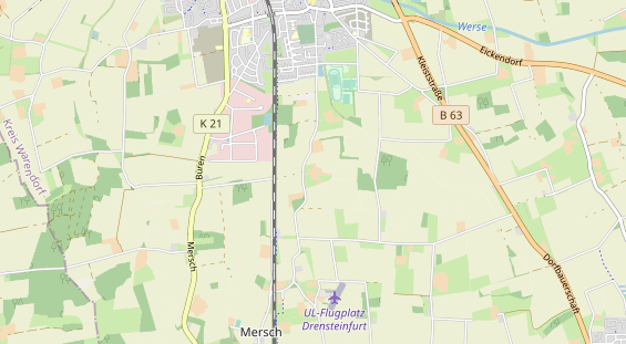 Monteurzimmer auf Karte