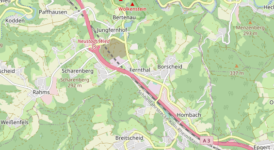 Monteurzimmer auf Karte