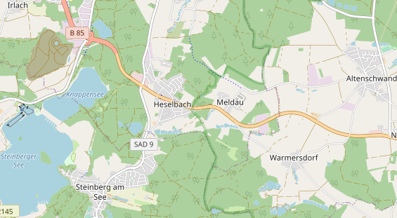 Monteurzimmer auf Karte