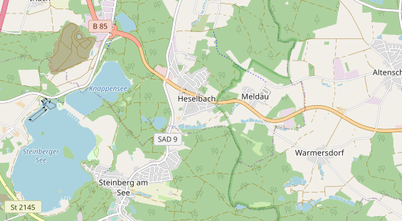 Monteurzimmer auf Karte