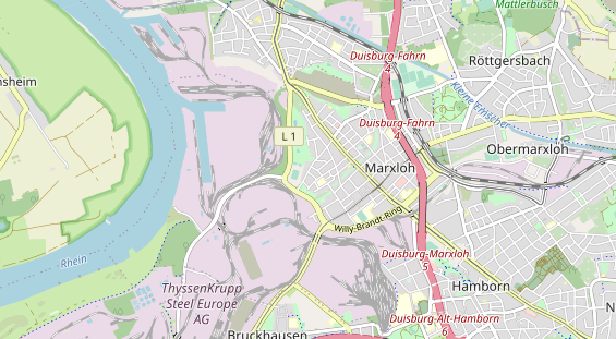 Monteurzimmer auf Karte