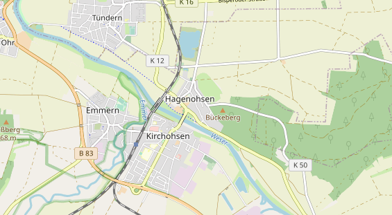 Monteurzimmer auf Karte