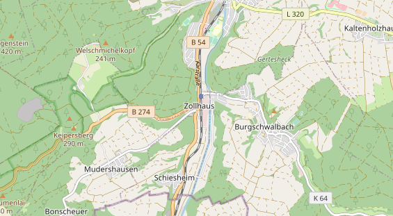 Monteurzimmer auf Karte