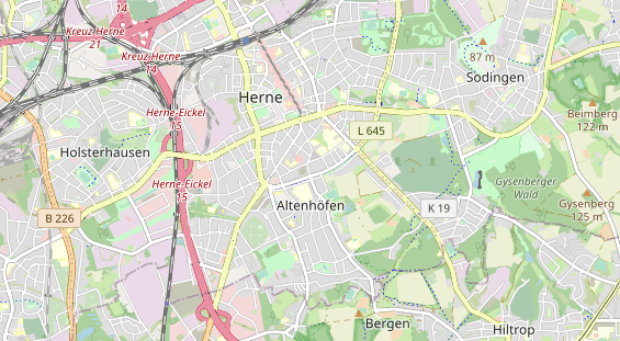 Monteurzimmer auf Karte