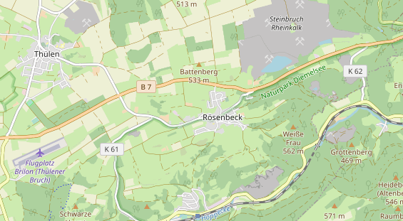 Monteurzimmer auf Karte