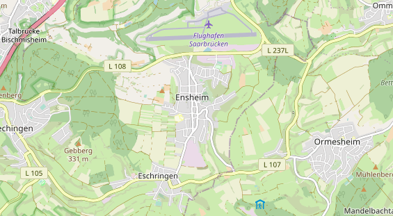 Monteurzimmer auf Karte