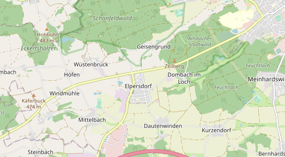 Monteurzimmer auf Karte