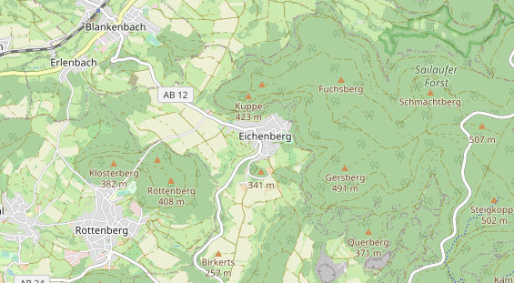 Monteurzimmer auf Karte