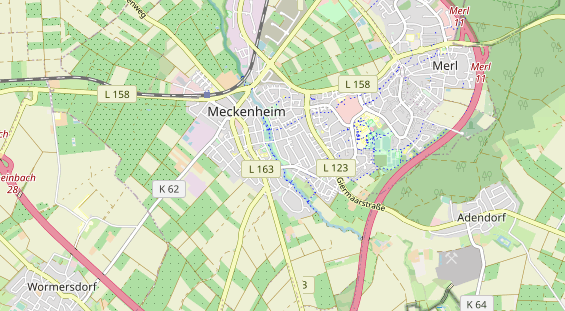 Monteurzimmer auf Karte
