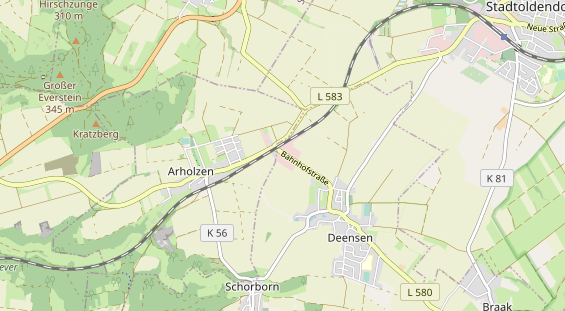 Monteurzimmer auf Karte