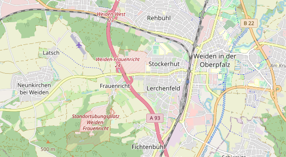 Monteurzimmer auf Karte