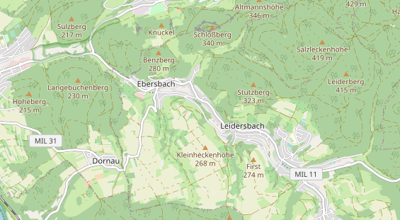 Monteurzimmer auf Karte
