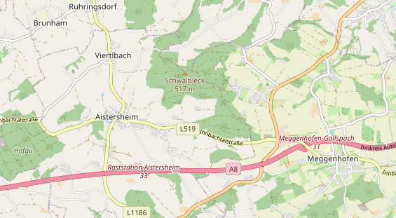 Monteurzimmer auf Karte