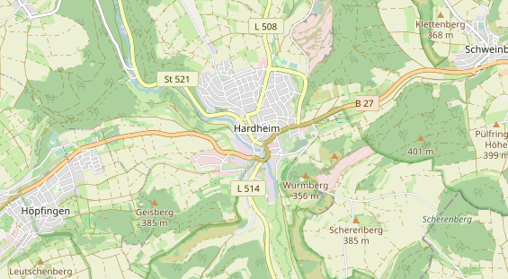 Monteurzimmer auf Karte