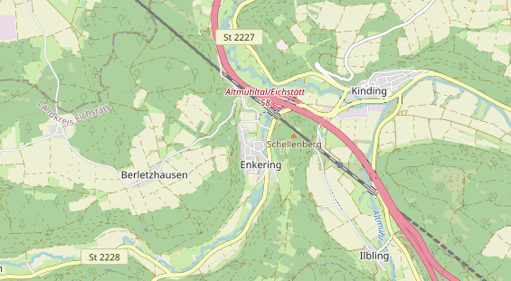 Monteurzimmer auf Karte
