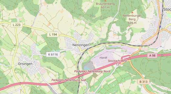 Monteurzimmer auf Karte