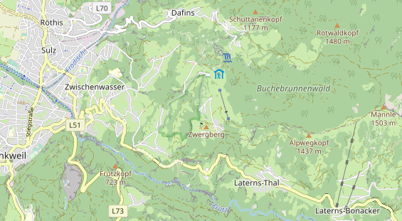 Monteurzimmer auf Karte