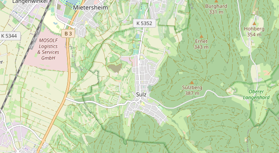 Monteurzimmer auf Karte