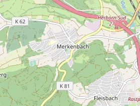 Monteurzimmer auf Karte
