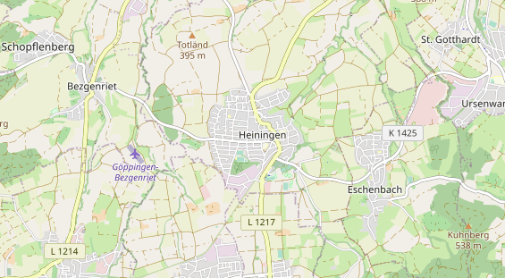 Monteurzimmer auf Karte