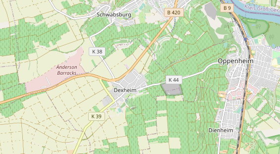 Monteurzimmer auf Karte