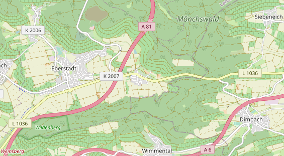 Monteurzimmer auf Karte