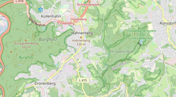 Monteurzimmer auf Karte