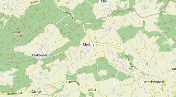 Monteurzimmer auf Karte