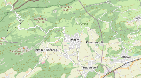 Monteurzimmer auf Karte