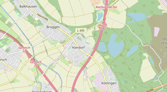 Monteurzimmer auf Karte