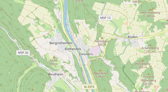 Monteurzimmer auf Karte