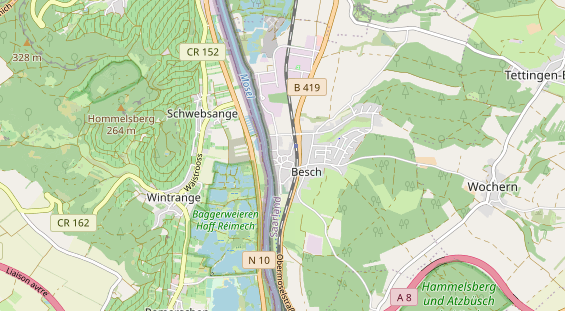 Monteurzimmer auf Karte