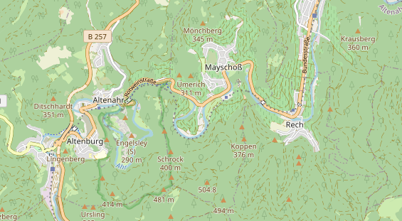 Monteurzimmer auf Karte