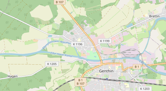 Monteurzimmer auf Karte