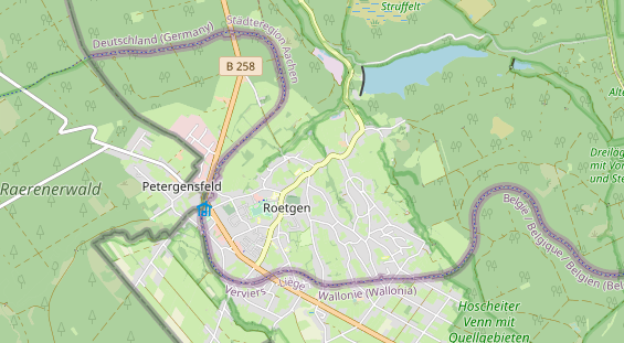 Monteurzimmer auf Karte