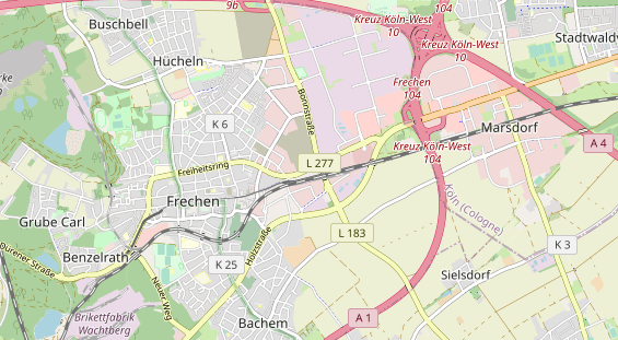 Monteurzimmer auf Karte