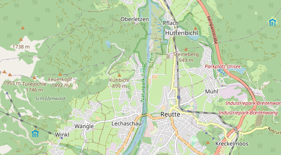 Monteurzimmer auf Karte